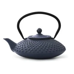 Bredemeijer 42oz Xilin Cast Iron Tea Pot | Blue