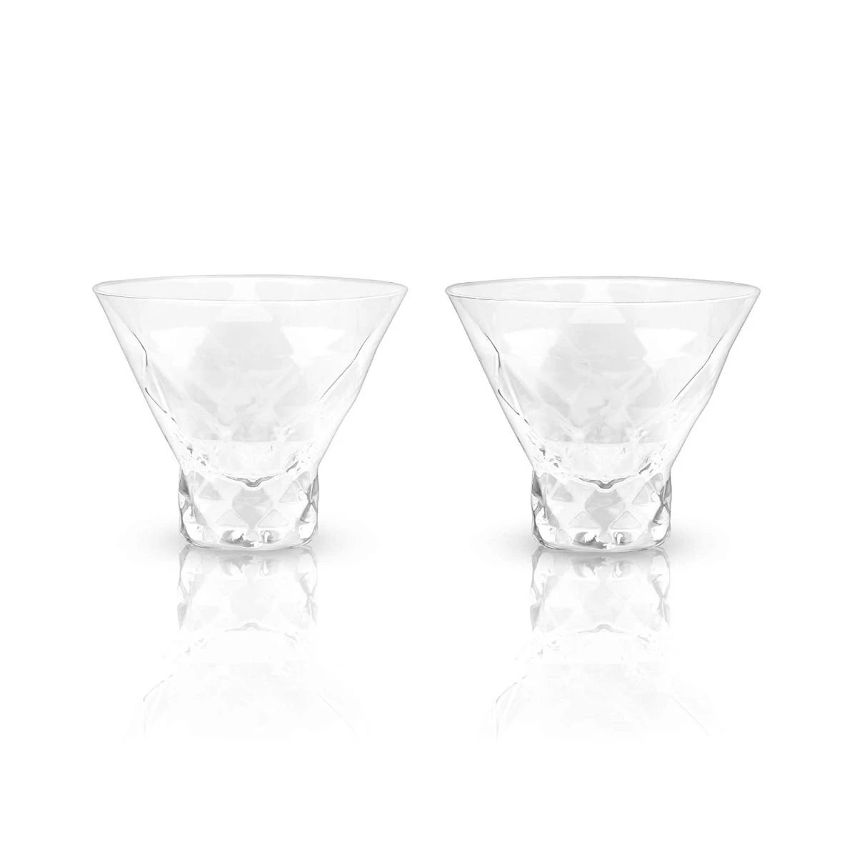Viski® Gem Crystal Martini Glasses - Image 3
