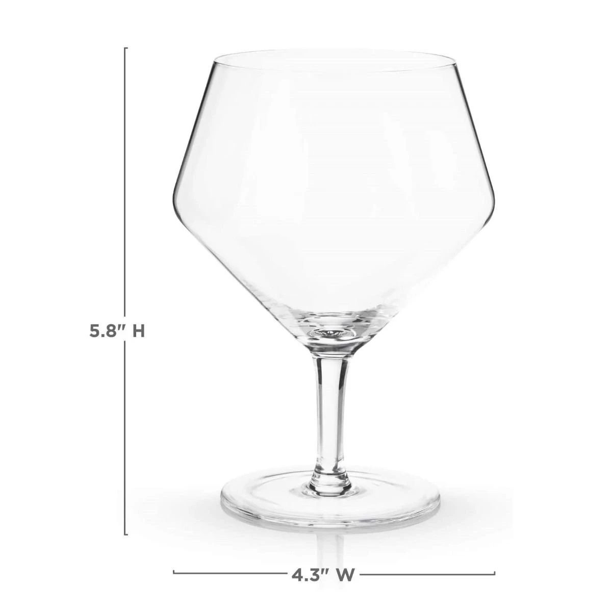 Viski® Angled Crystal Gin & Tonic Glasses - Image 11