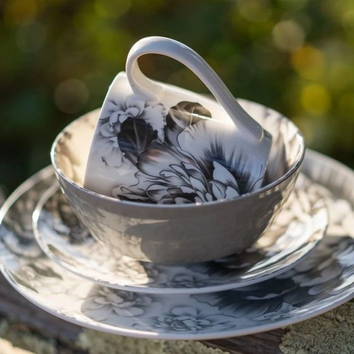 BIA Cordon Bleu 16 Oz. Cereal Bowl | Grey Peony - Image 4