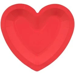 C.R Gibson (One Coast) C.R. Gibson Paper Dinner Plates (Set Of 8) | With All My Heart