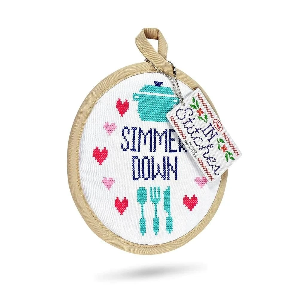 Fred In Stitches Potholder | Simmer Down - Image 3