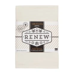 Danica Brands Now Designs By Danica Renew Collection 60" X 90" Tablecloth | Ivory