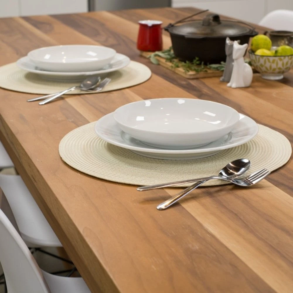 Danica Brands Now Designs By Danica 15" Disko Placemat | Ivory - Image 2