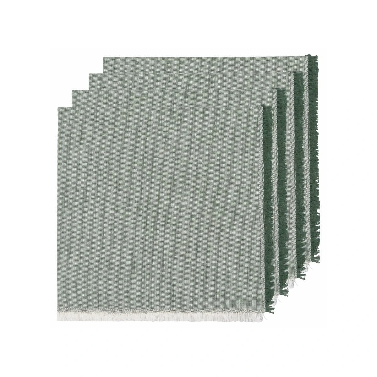 Danica Brands Danica Heirloom 18" Chambray Napkins (Set Of 4) | Jade