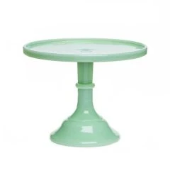 Mosser Glass 9" Cake Plate | Jade
