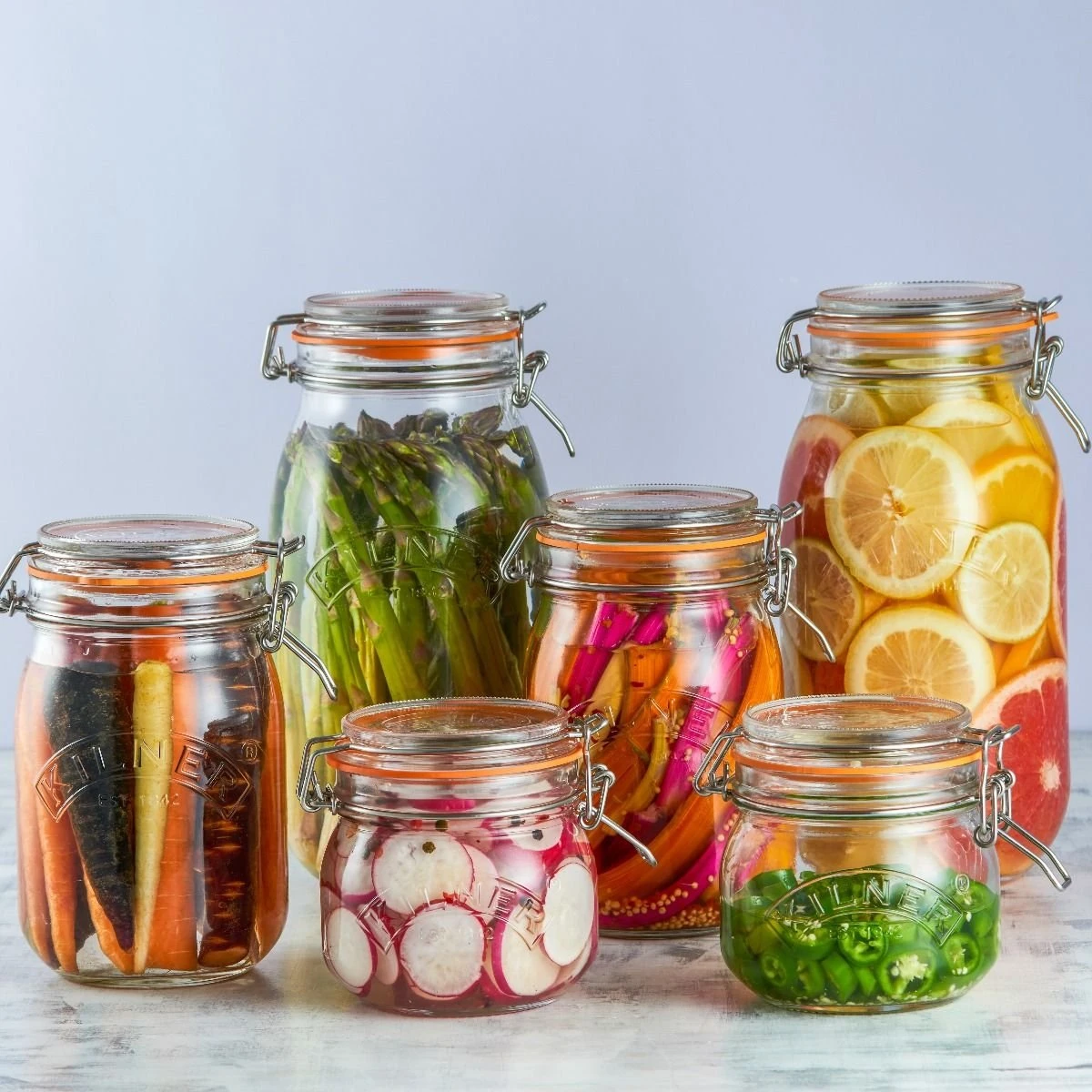 Kilner Swing Top Round Glass Jar | 2L - Image 3