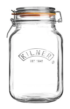 Kilner Swing Top Square Glass Jar | 2L