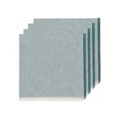 Danica Brands Danica Heirloom 18" Chambray Napkins (Set Of 4) | Lagoon