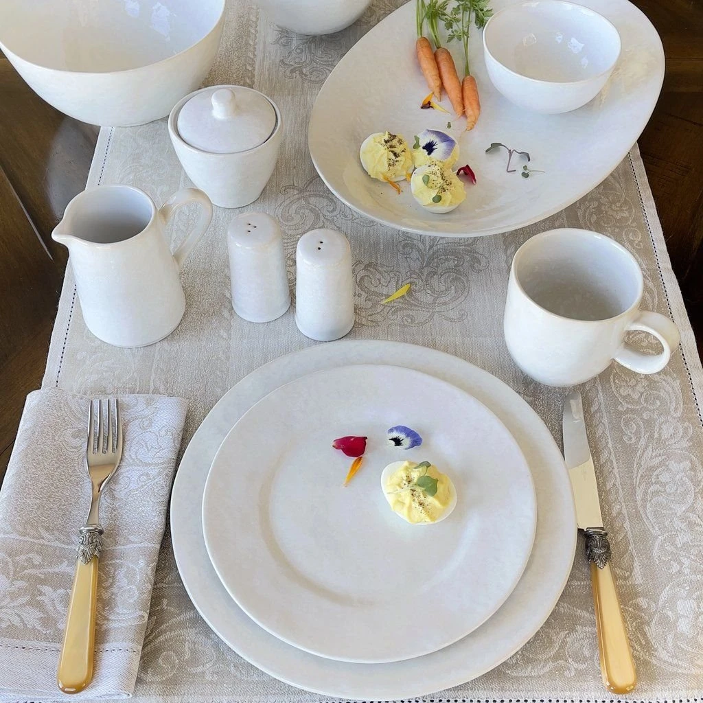 Carmel Ceramica Cozina 10.5" Dinner Plate | White - Image 4