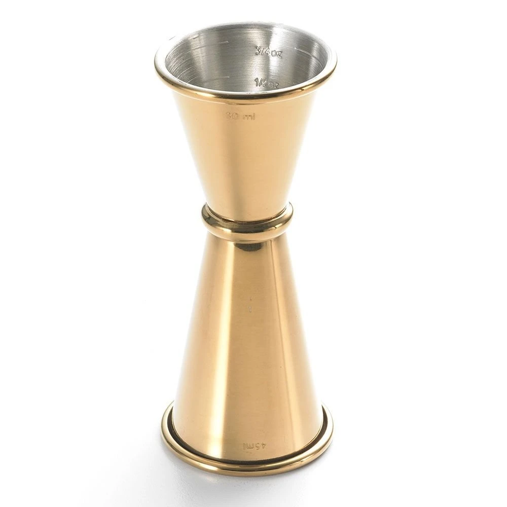 Mercer Barfly 1oz X 1.5oz Japanese Style Jigger | Gold Plated - Image 2