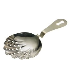 Mercer Barfly Scalloped Julep Strainer | Stainless Steel