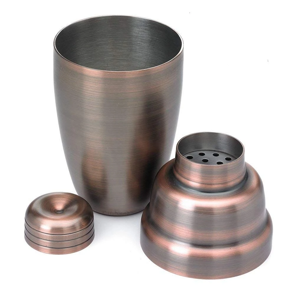 Mercer Barfly 3-Piece Heavy-Duty Cocktail Shaker Set | Antique Copper - Image 2