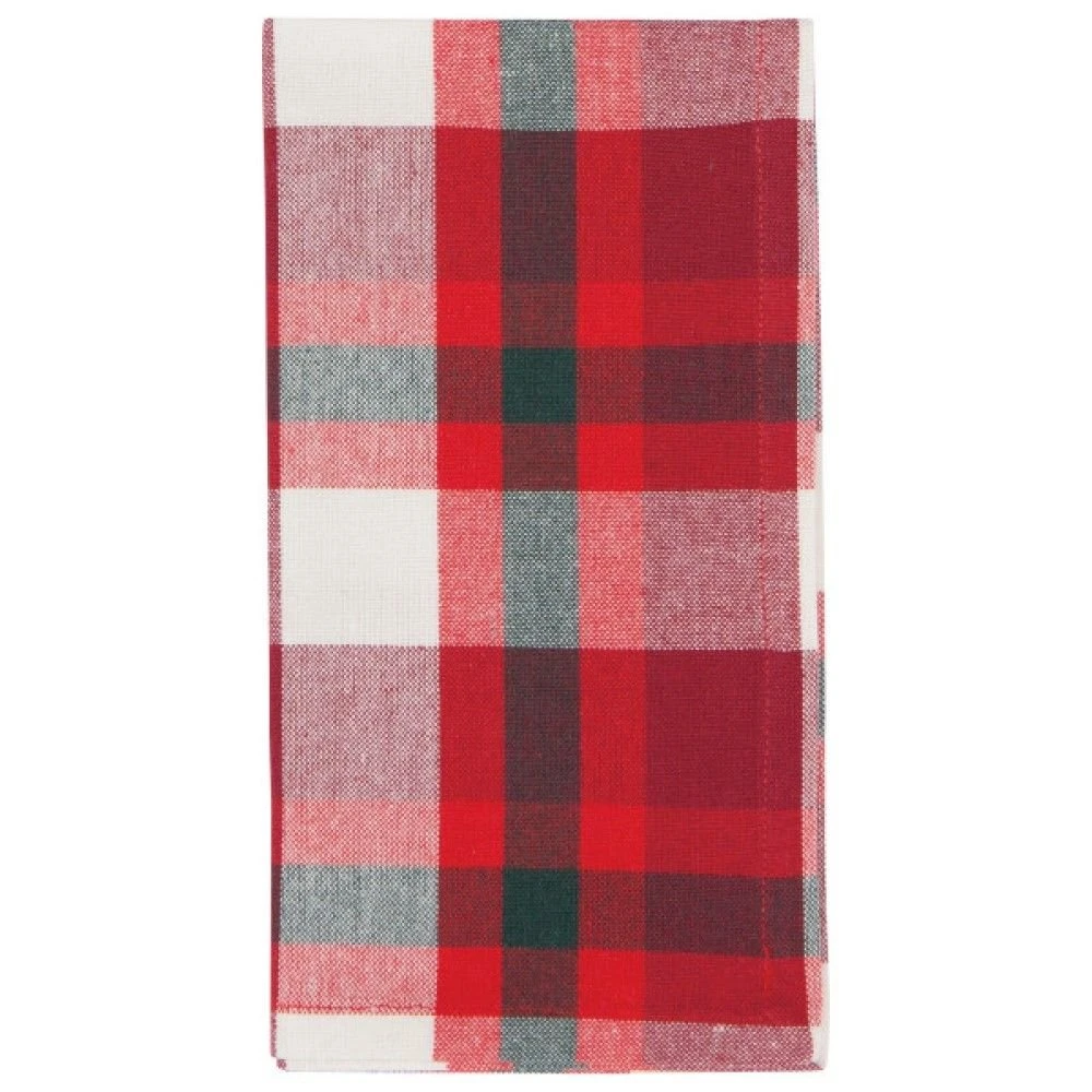 Danica Brands Now Designs By Danica Second Spin 20" Napkins (Set Of 4) | Tannenbaum Plaid - Image 3