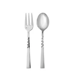 Fortessa Wrought 2-Piece Serving Set | Stainless Steel