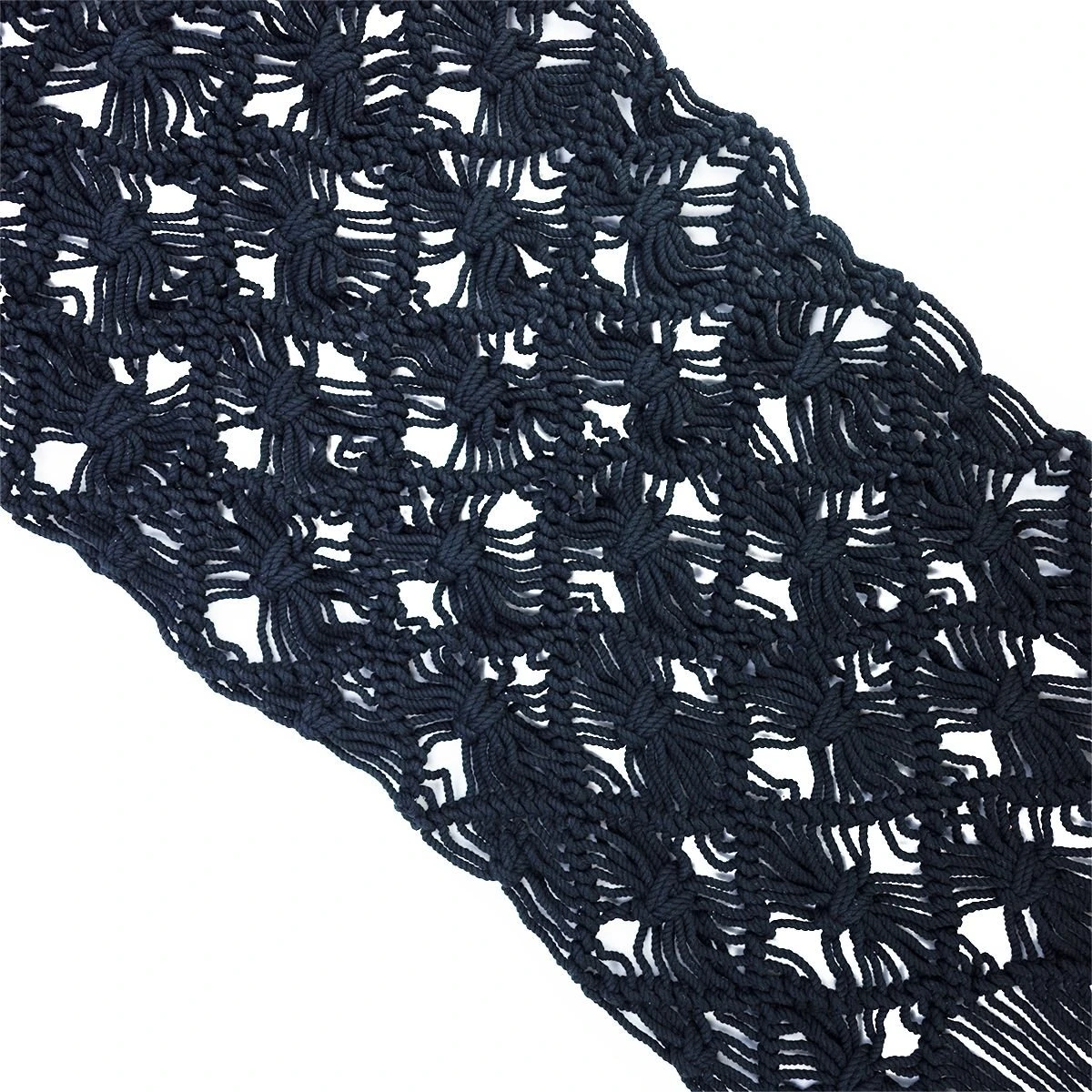 Everything Kitchens 13" X 86" Macrame Table Runner | Blake - Image 2