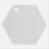 Typhoon Elements Hexagon Serving Board | Terrazzo Stone