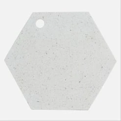 Typhoon Elements Hexagon Serving Board | Terrazzo Stone