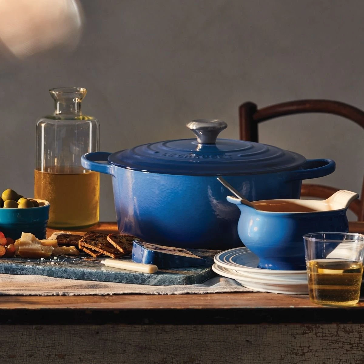 Le Creuset 20oz Heritage Soup Bowl | Marseille Blue - Image 4