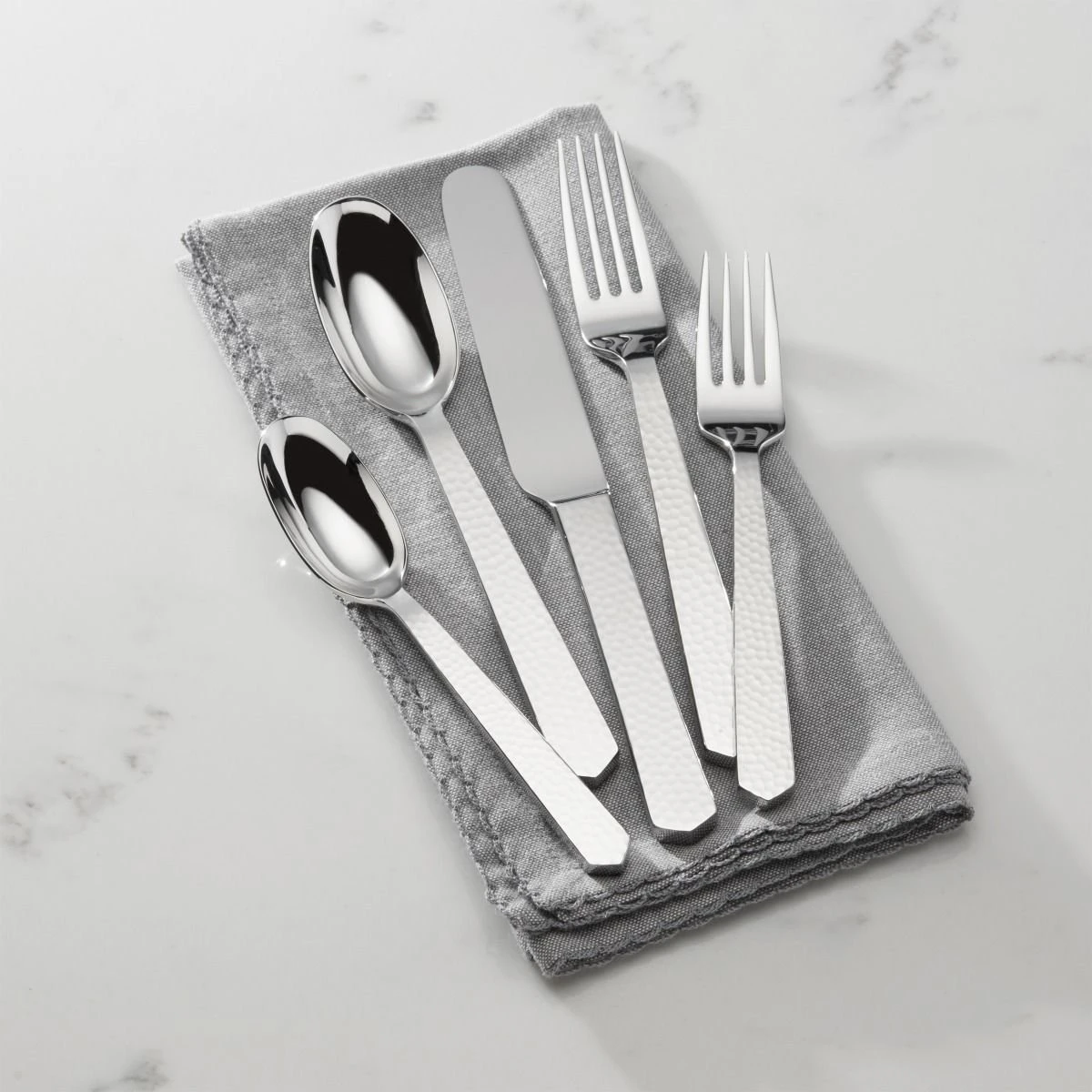 Reed & Barton 5-Piece Place Setting | Marteau - Image 3