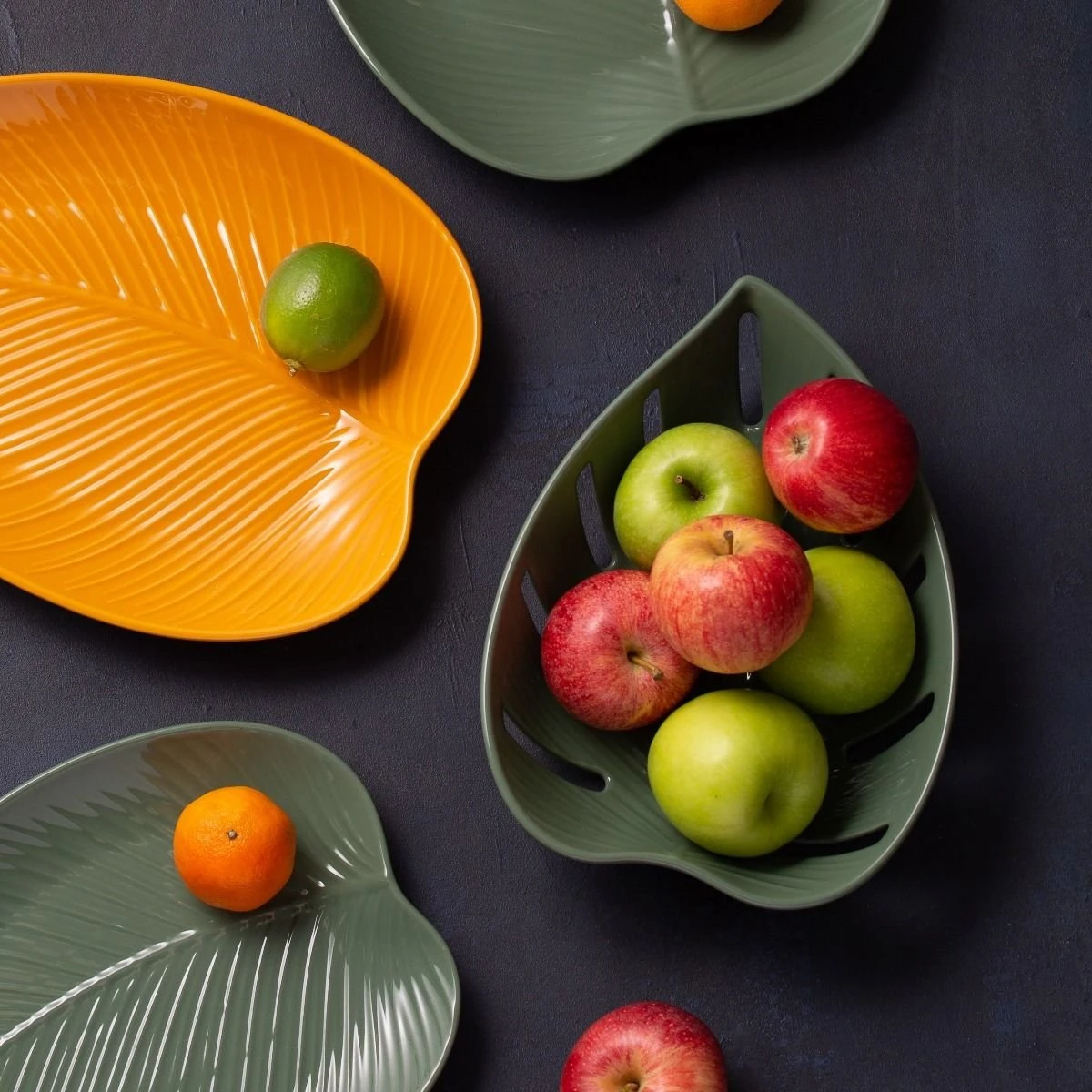 Mason Cash In The Forest Leaf Bread & Fruit Bowl - Image 3