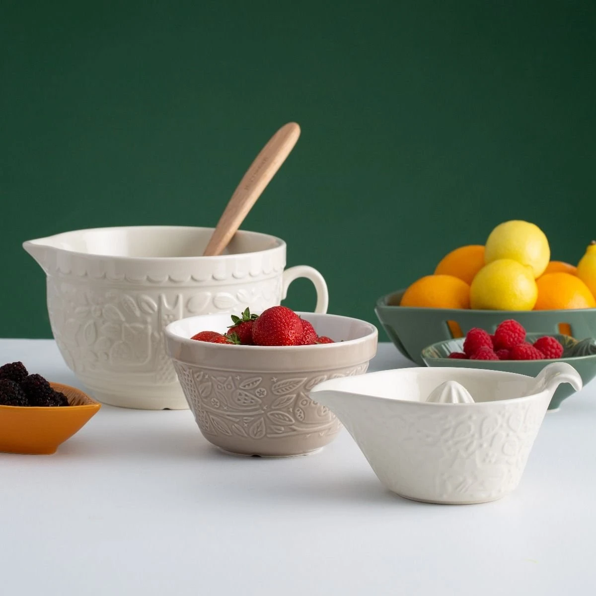 Mason Cash In The Forest Leaf Bread & Fruit Bowl - Image 4