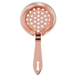 Mercer Barfly Classic Hawthorne Spring Bar Strainer | Copper Plated