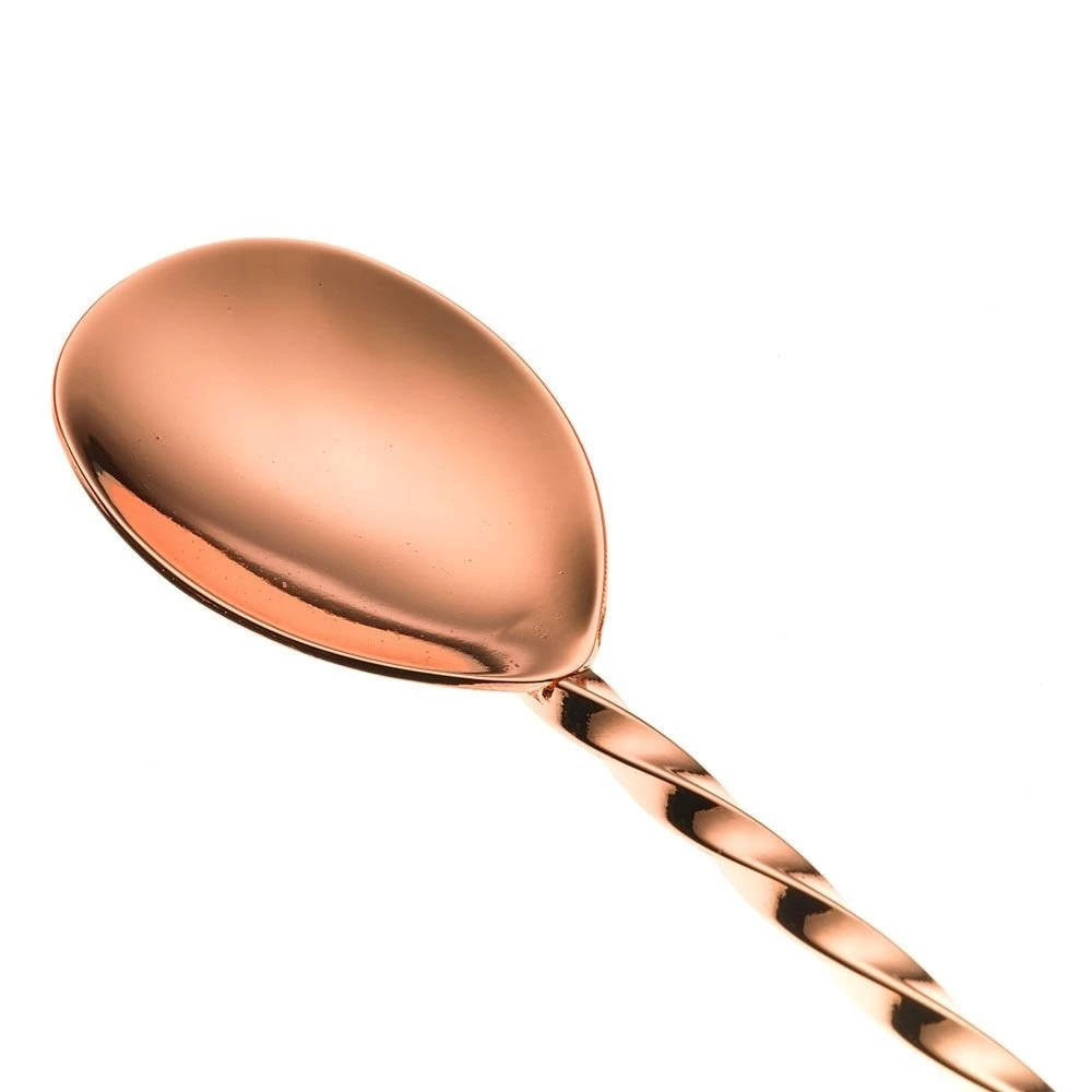 Mercer Barfly 15.75" Bar Spoon With Muddler | Copper Plated - Image 3