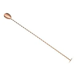 Mercer Barfly 15.75" Bar Spoon With Muddler | Copper Plated
