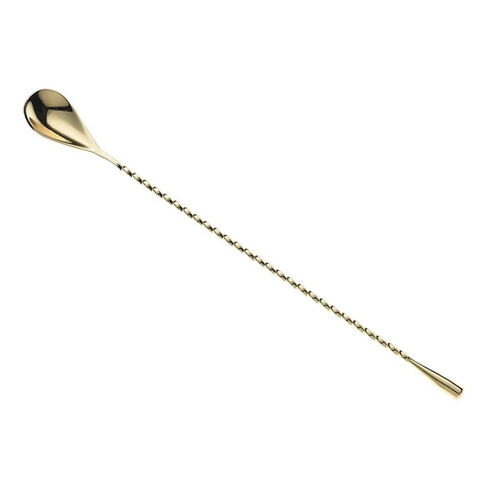 Mercer Barfly 11.8" Classic Bar Spoon | Gold Plated