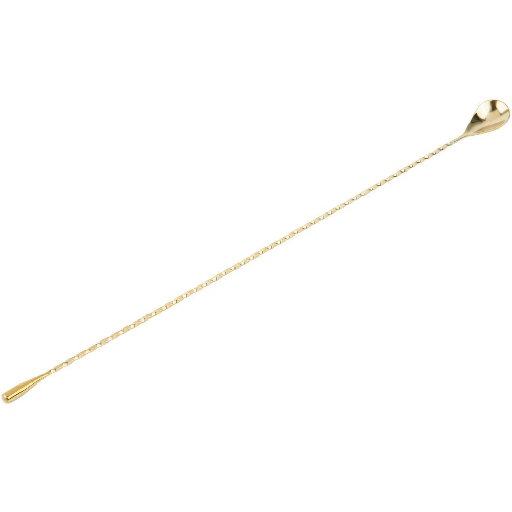 Mercer Barfly 19.6" Classic Bar Spoon | Gold Plated