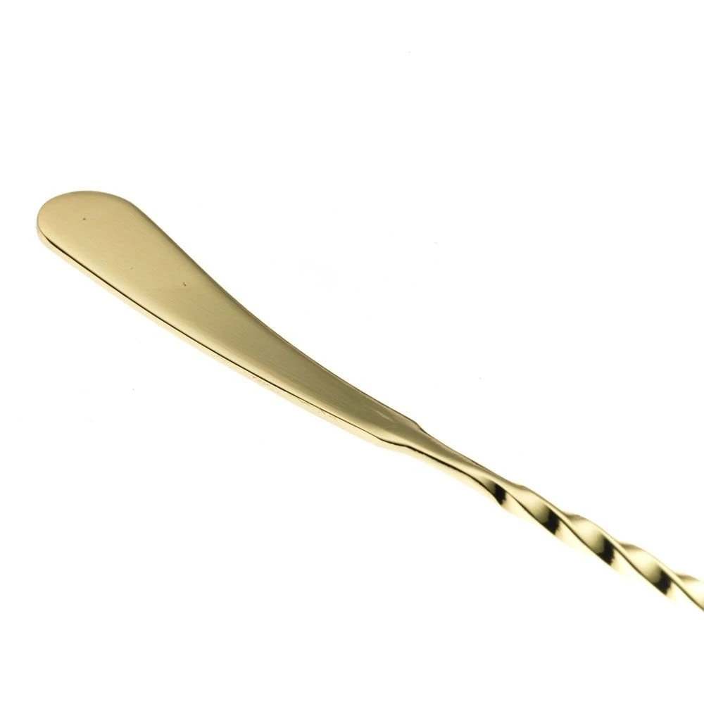 Mercer Barfly 17.1" Japanese-Style Bar Spoon | Gold Plated - Image 2