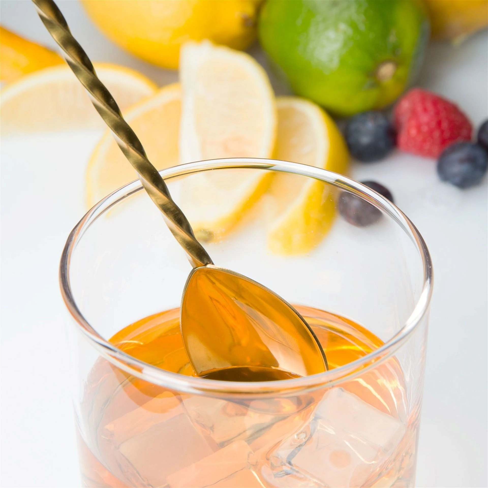 Mercer Barfly 11.8" Classic Bar Spoon | Gold Plated - Image 5