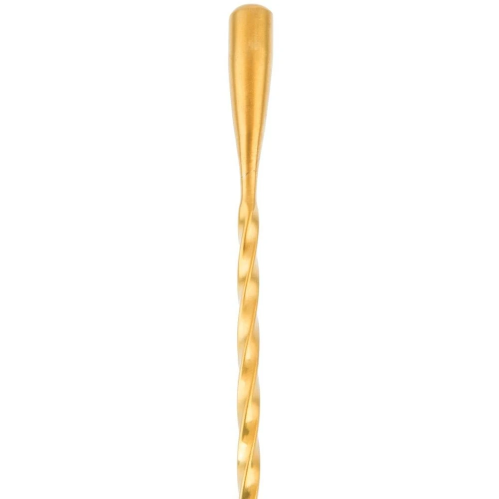 Mercer Barfly 19.6" Classic Bar Spoon | Gold Plated - Image 2