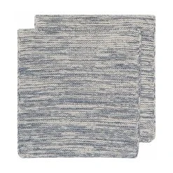 Danica Brands Danica Heirloom 8" X 8" Knit Dishcloths (Set Of 2) | Midnight