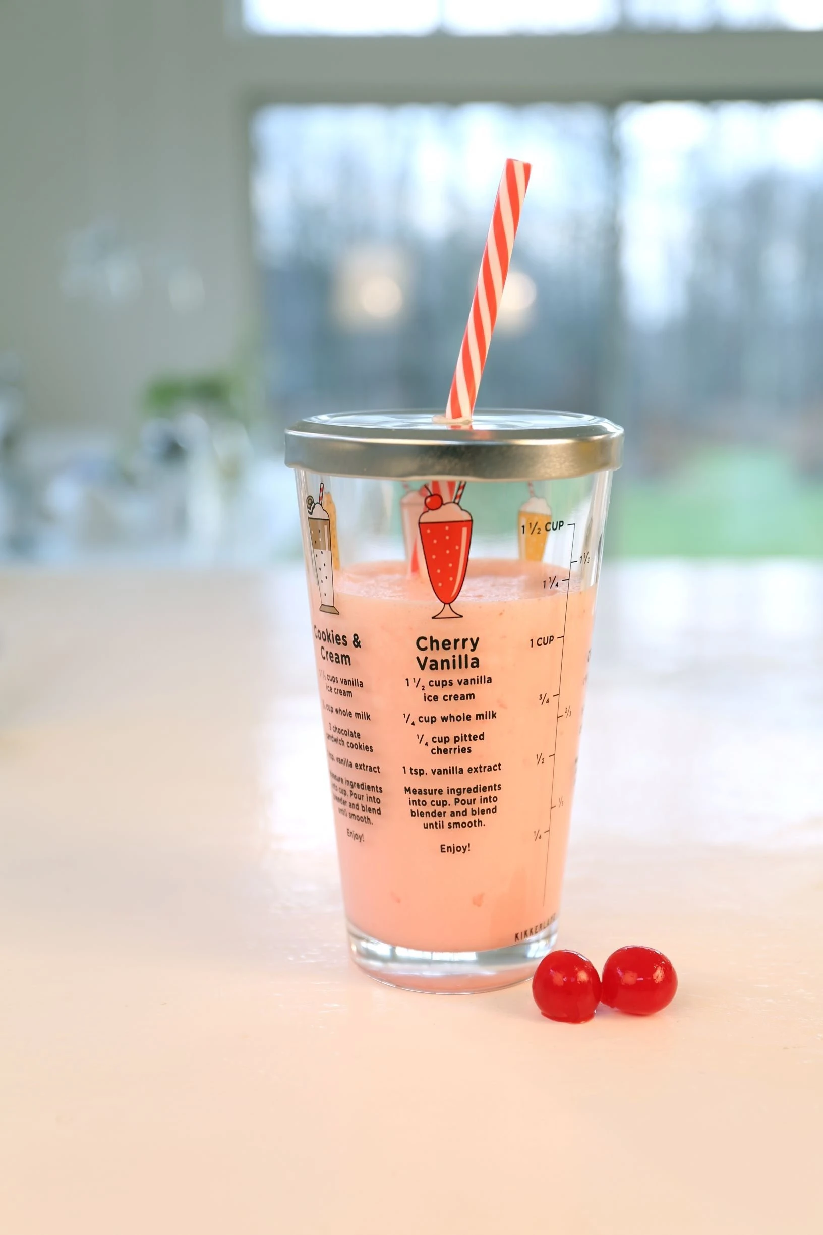 Kikkerland Recipe Glass | Milkshake - Image 5