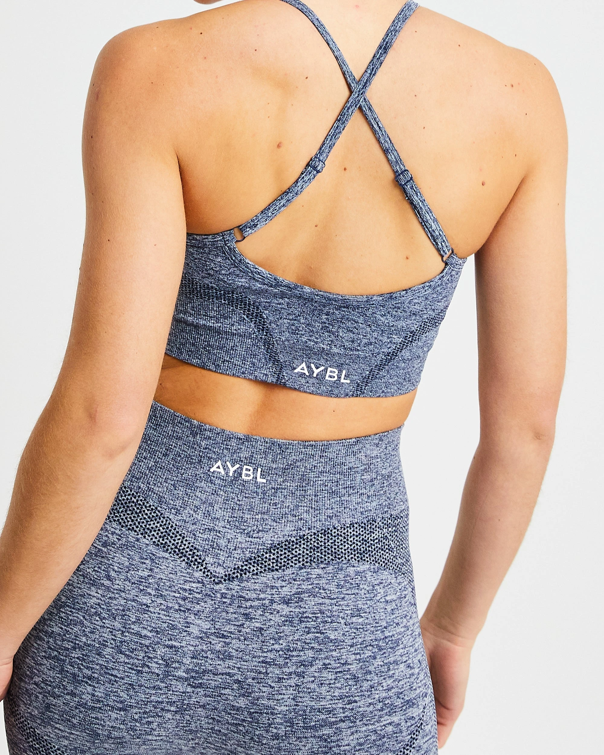 AYBL Motion Seamless Sports Bra - Navy - Image 6