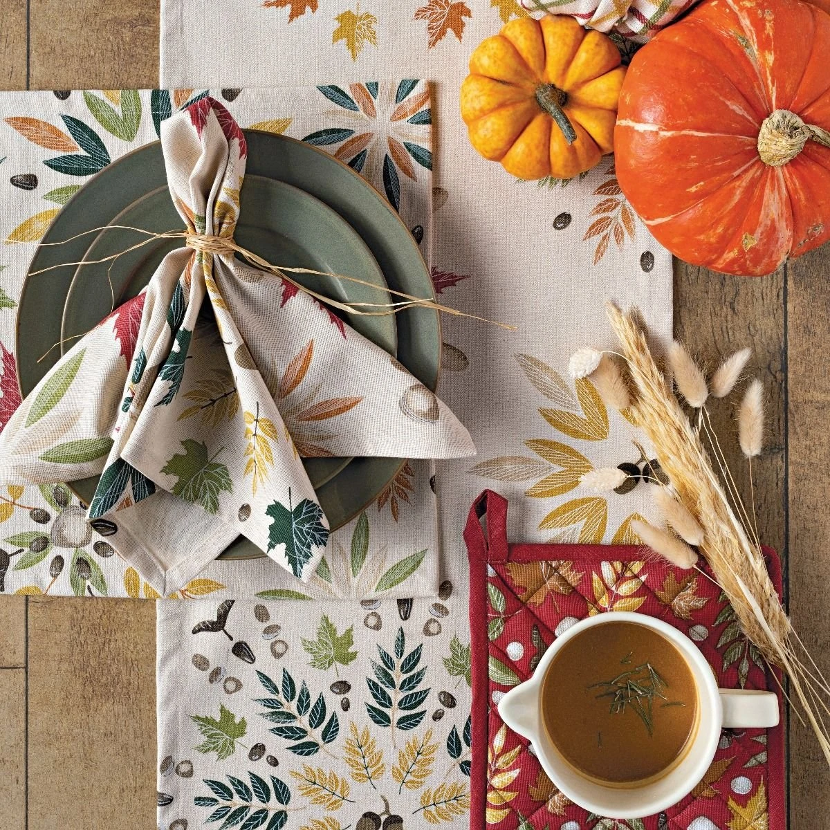Danica Brands Now Designs By Danica Classic Potholder | Fall Foliage - Image 2