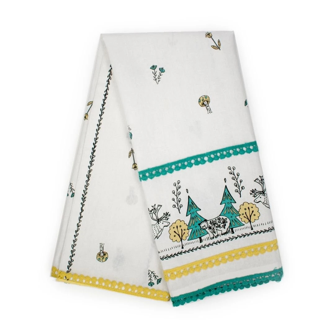Everything Kitchens 19" X 28" Tea Towel | Nordic Woodland