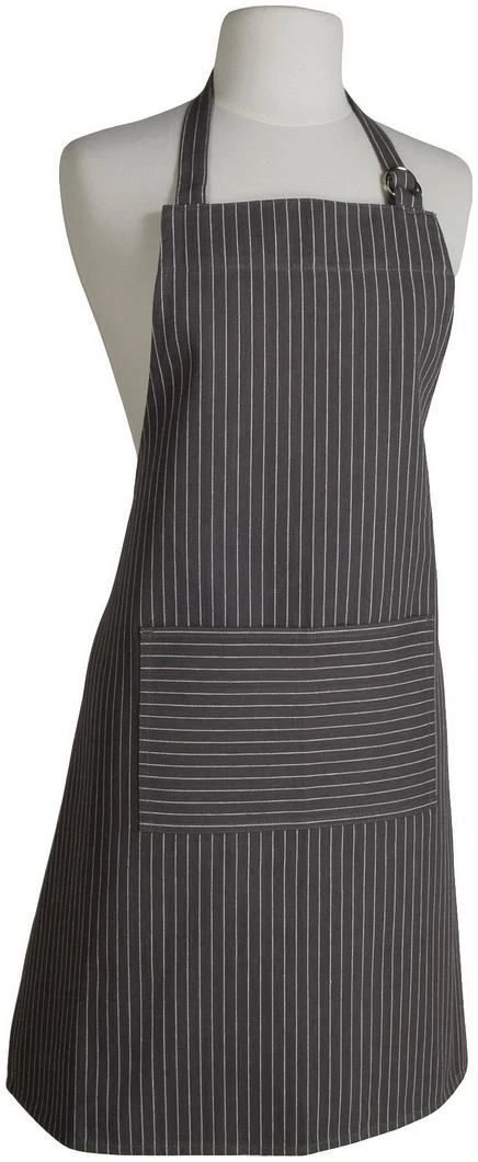 Danica Brands Now Designs By Danica Basic Apron | Granite Pinstripe