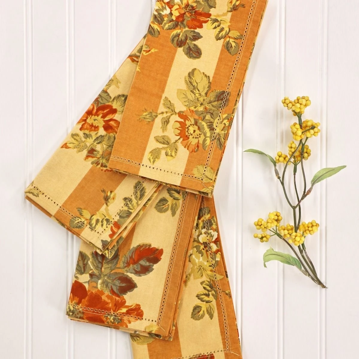 April Cornell Sonata Stripe Napkin (Set Of 4) | Gold - Image 2