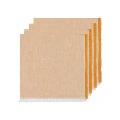 Danica Brands Danica Heirloom 18" Chambray Napkins (Set Of 4) | Ochre