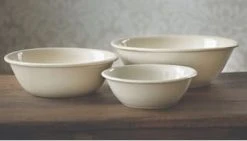 Ohio Stoneware Set Of 3 Serving Bowls