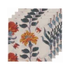 Danica Brands Danica Heirloom 18" Block Print Napkins (Set Of 4) | Marigold