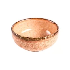 TeakHaus 11.5oz Ceramic Cabo Small Bowl | Orange