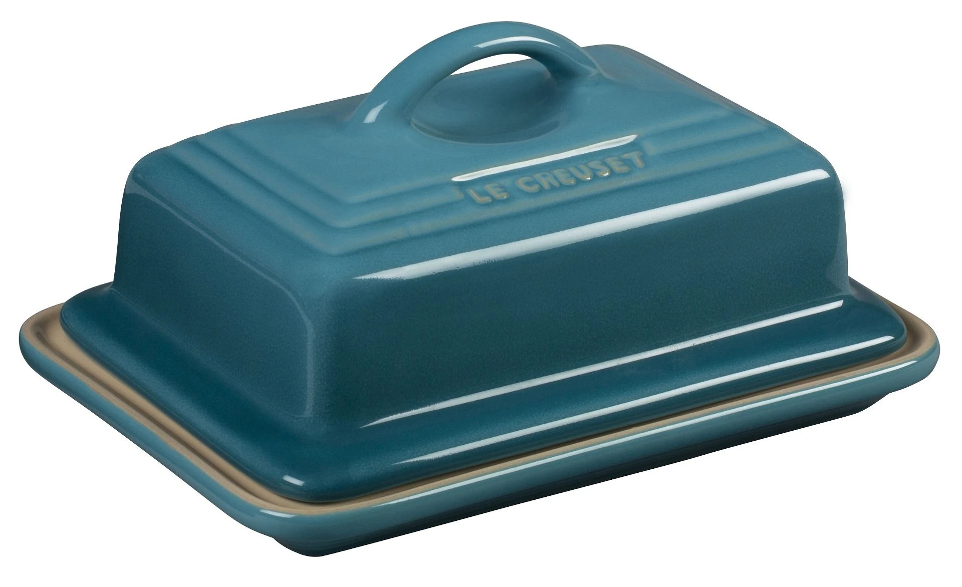 Le Creuset Heritage Stoneware Butter Dish | Caribbean Blue