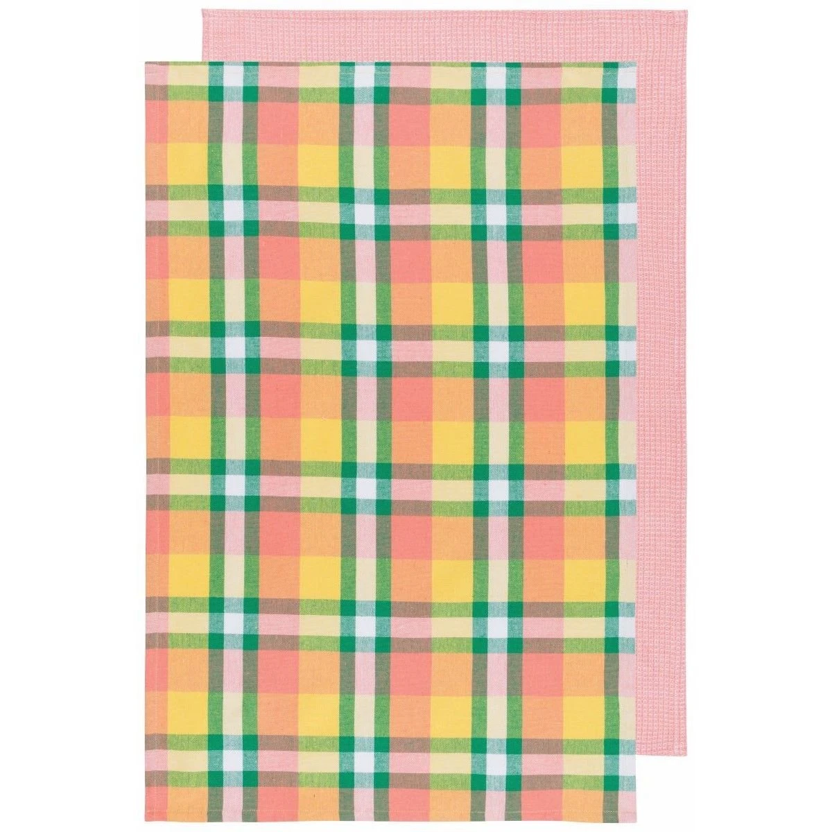 Danica Brands Now Designs By Danica Second Spin 18" X 28" Dishtowels (Set Of 2) | Plaid Meadow
