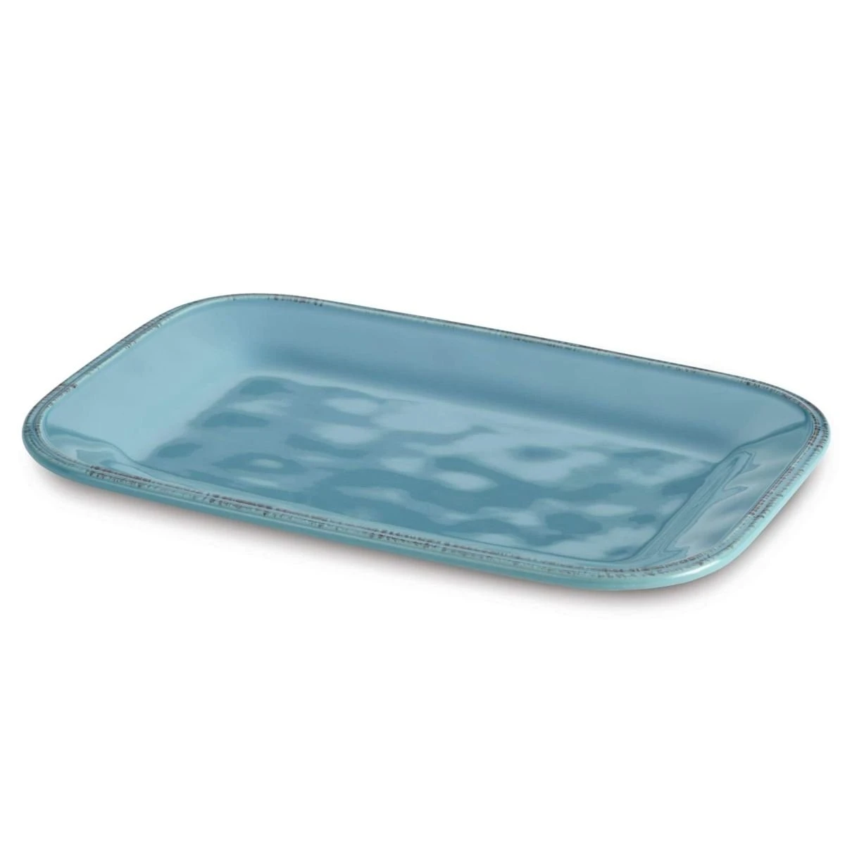 Rachael Ray Cucina Collection 8" X 12" Rectangular Platter | Agave Blue