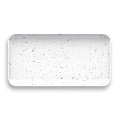 TarHong Melamine Tabletop 14.9" X 7.7" Appetizer Tray | Terrazzo Matte