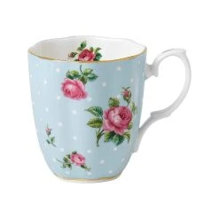 Royal Albert Vintage Collection 13.5oz Mug | Polka Blue